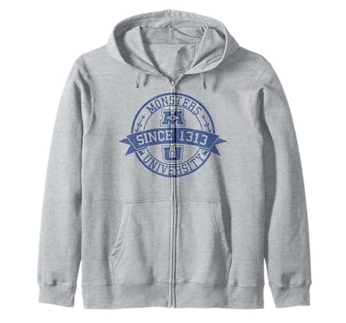 Monstres Academy sweat zippé à capuche veste Disney Pixar fan de cinéma animation pour homme femme