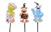 ProductWorks 8-Inch Pre-Lit Sesame Street Halloween Pathway Markers (Set of 3)