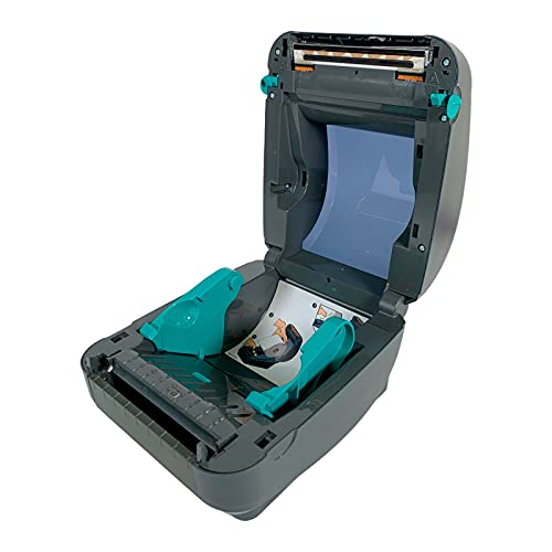Image of Zebra GK420d Direct Thermal Barcode Printer USB LAN GK42-200210-000 with Adapter