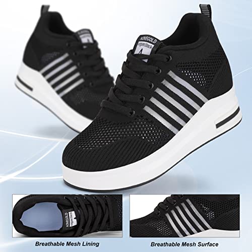 AONEGOLD® Sneakers Donna Zeppa Interna Scarpe da