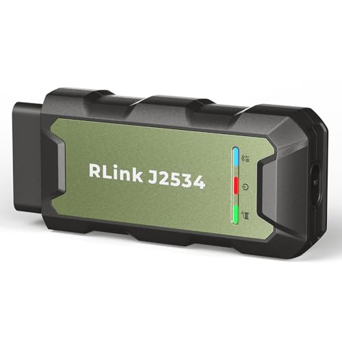 TOPDON RLink J2534 OEM Reprogramming and Diagnostic Tool, Enhanced J2534 VCI, J2534 Pass-Thru Programmer for J2534/D-PDU/CAN-FD/DoIP, Supports 17+ Vehicle Brands, No OE Software Provided - Best OEM Reprogramming and Diagnostic Tool