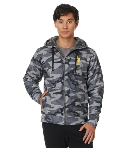 full zip fuzzy camo hoodie POLO Men's USPA Camo Full Zip Sherpa Hoodie Product