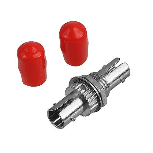 Duogalia 20 Pack Fiber Optical Coupler St Fiber Optical Cable Barrel Connector St To St Bulkhead Fiber Coupler Simplex Singlemode Multimode #TOP1