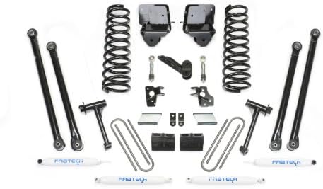 Fabtech K3036 Long Arm Lift System w/Performance Shocks 6 in. Lift Long Arm Lift System