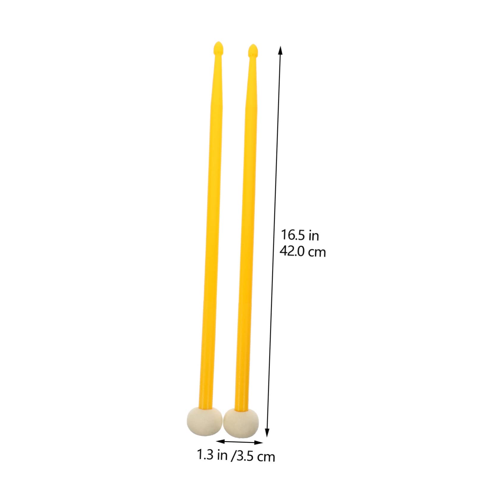 ABOOFAN 2paare Professionelle Doppelseitige Schlagzeugstöcke Aus Vielseitige Und Langlebige Drumsticks Für Proben Konzerte Und Cafés Geeignet Für Trommeln