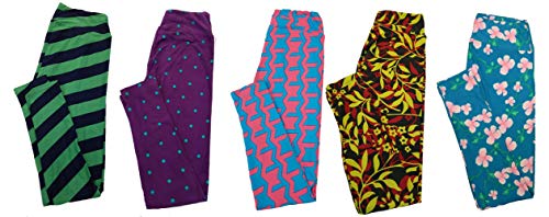 Lularoe Mystery Print One Size (0-10) Leggings (5- Pack Mystery Pack) #TOP2