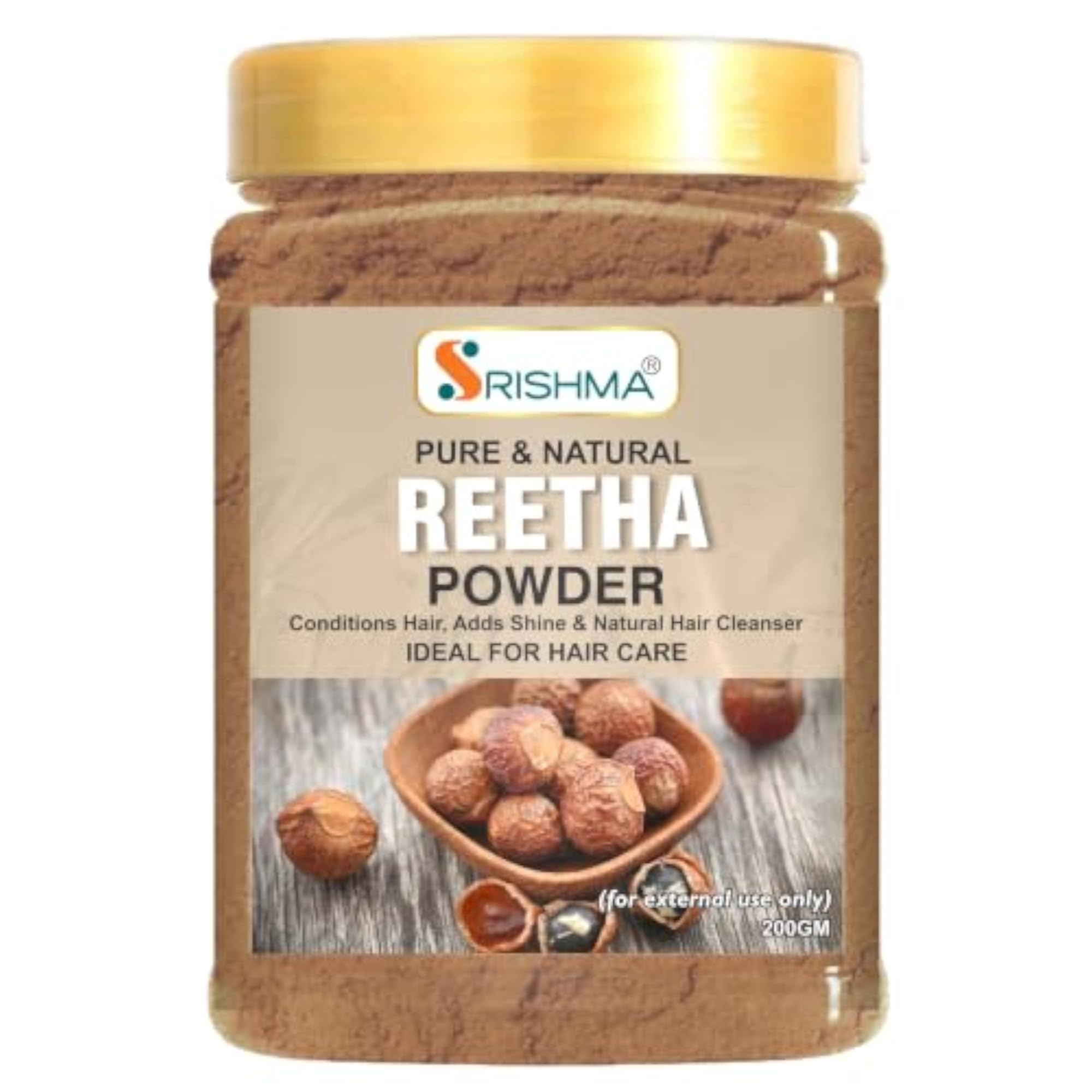 Reetha Powder 200g, Natural Hair Cleanser