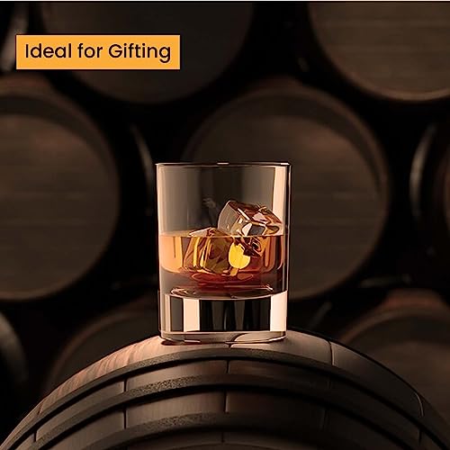 SAKI Old-Fashioned Whiskey Glasses Set of 2 | Heavy Base & Thick Walls | Perfect for Scotch, Mixed Drinks, Wine, Bourbon, Juice, Water and Cocktail... - Image 6
