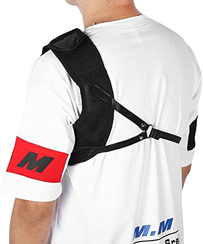 Namvo Brustschutz für Bogenschießen, verstellbarer Bogen, Brustschutz, Nylon, passend für linke Brust, Bogenschutz für Schießen, Jagd, Bogenschießen, Zubehör