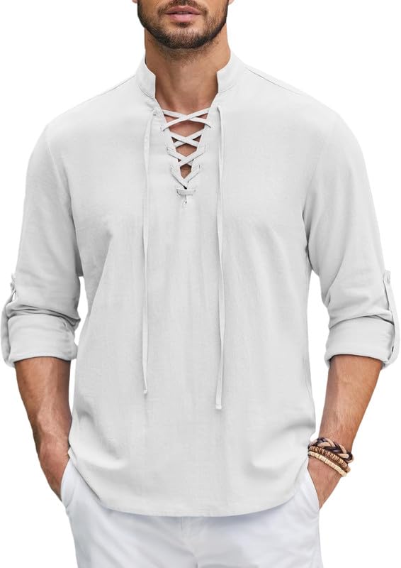 Image of FINIVO Fashion Men's Solid Regular Fit Dori Kurta