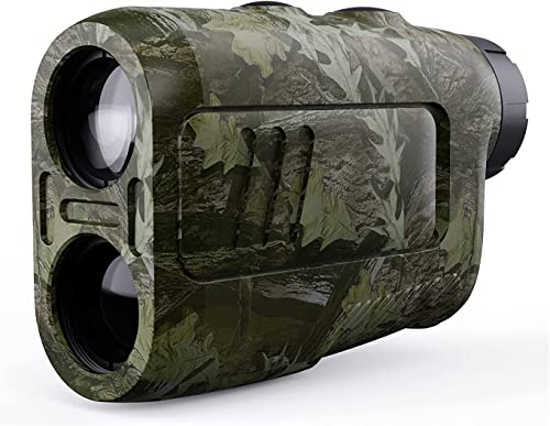 ACPOTEL Hunting Rangefinder High Precision Â±0.5 yd, PF2E Laser Range Finder for Hunter 6X Up to 656 Yards, Speed and Bow Hunting Mode Archery Shooting, Rain&Fog with Case