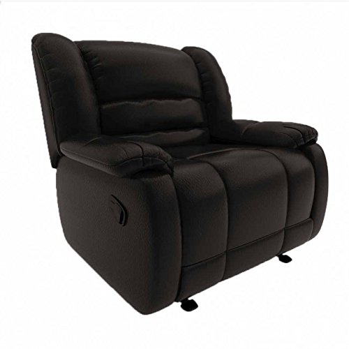 Nova Furnitures Furniture Single Seater Recliner (Dark Brown) Amazon