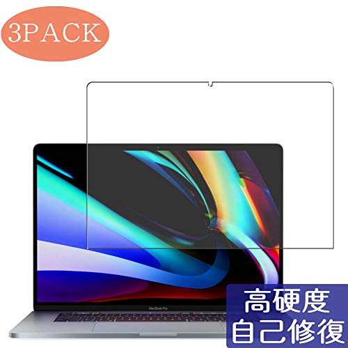 Synvy [3 Pack] Screen Protector, Compatible with Apple MacBook PRO 16 2019 16 inch TPU Film Protectors [Not Tempered Glass]