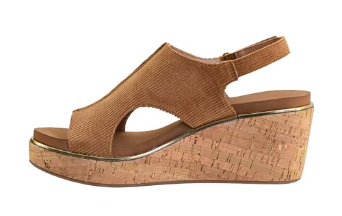 Image of Corkys Footwear Womens Carley Wedges, Featuring Corkys EVA Foam Cushioned Insoles, A 2.5 Inch Heel, Lightweight For All Day Wear, And Hook And Loop Closure