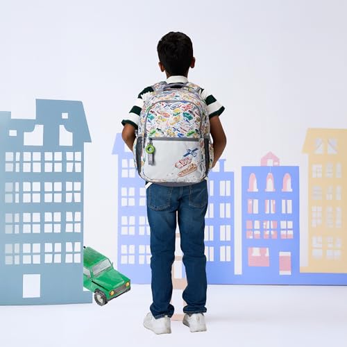 Image of ZOOKEEPER School Bag for Boys & Girls 8-10 Years Lightweight, Water Resistant Kids Backpack for School & Travel Spacious, Durable, Premium YKK Zippers Comfortable Design (Large, 25L)
