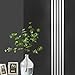 Coengwui Peel and Stick Metal Molding Trim, Self-Adhesive Stainless Steel for Wall, Fireplace, Mirror Edging and Craft Decoration (Glossy Silver, 20ft x 0.6in)