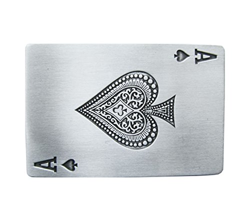 Boucle de ceinture poker as pour vos soirées jeux et look décontracté