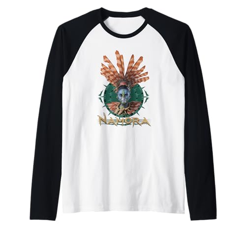 Tee-shirt Marvel Black Panther Wakanda Forever Namora manches raglan