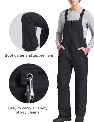 GEMYSE Men's Insulated Snowboard Bib