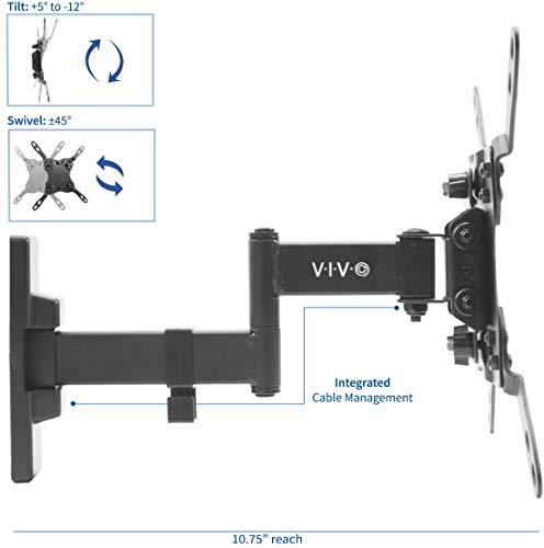 VIVO Full Motion Ultrawide Monitor Wall Mount, Fits Ultra-Wide Screens up to 49 inches and 44 lbs - Image 3