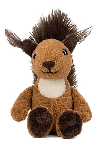 Schaffer Knuddel mich! Magnet Kuscheltier Eichhörnchen Luzy, 12x6x8 cm, Braun