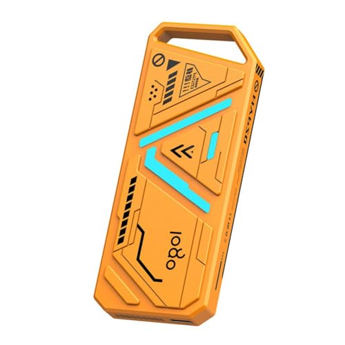 Albapilix M. 2 NGFF/NVME �f���A���v���g�R�� SSD �G���N���[�W�� M2 SSD �P�[�X �|�[�^�u�� RGB �n�[�h�f�B�X�N�P�[�X 10Gbps USB3.1 Type-C PC �p