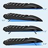 Ergonomic Wireless Keyboard Mouse Combo, Bluetooth/2.4G Split Design Keyboard with Palm Rest and 3 Levels DPI Adjustable Wireless Vertical Mouse, Multi-Device, Rechargeable, for Windows/Mac(Black) #5