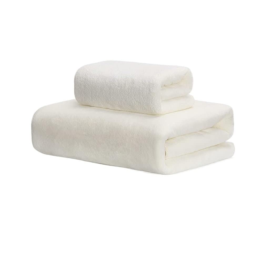 Serviette de bain TILEZE blanche idéale pour la routine bien-être du ménage à la maison