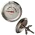 Adviace BBQ Grill Temperature Gauge Heat Indicator for Charbroil Grill Replacement Parts, 2.375 inch Diameter Grill Thermometer for Weber, Kenmore, Nexgrill, Jenn/Air, Brinkmann Grills?1 Pack?