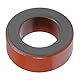 YOKIVE Toroid Kern Ferrit Drosseln Ring Eisen Pulver Induktor Ferrite Ring Gut für Strom Transformatoren (Rot Grau 40.5mmx23.5mmx14.7mm)