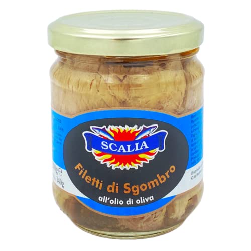 Makrelenfilets in Olivenöl eingelegt aus Sizilien 200gr filetti di sgombro Cover