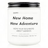 House Warming Gifts New Home Housewarming Gifts for Women Men Friend New Home Gift Ideas 2026 Cool New Homeowner Gift HouseWarming First Apartment Decor Closing Presents for Home Buyers Scented Candle