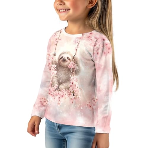 Image of WELLFLYHOM Long Sleeve T-Shirt for Boys Girls 3-16 Years Old Tee Tops Crewneck Pullover Shirts Fall Outfits
