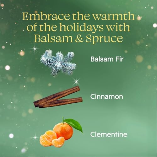 Glade PlugIns Scented Oil Refill, 6-Pack, Balsam & Spruce Holiday Fragrance, 0.67 fl oz (12 Total Refills), Air Freshener Oil Refills for Plug-In Warmer - image 3