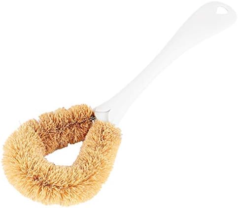 OUSIKA Long Handle Brush Dish Scrubber Kitchen Scrub Brush Scraper for Pot Pan Cast Iron Skillet Dishes Cleaning White Brushes Brushes OUSIKA Long Handle Brush Dish Scrubber Kitchen Scrub Brush Scraper for Pot Pan Cast Iron Skillet Dishes Cleaning White Brushes Brushes