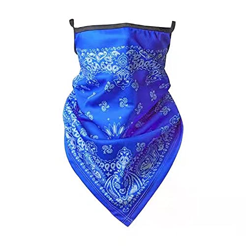 Face Mask Neck Gaiter Shield Scarf Bandana Face Mask Seamless UV Protection and Windproof Hanging Ears Face Mask for Men Women Motorcycle Cycling Riding Skiing Party（Broken flower-2）2