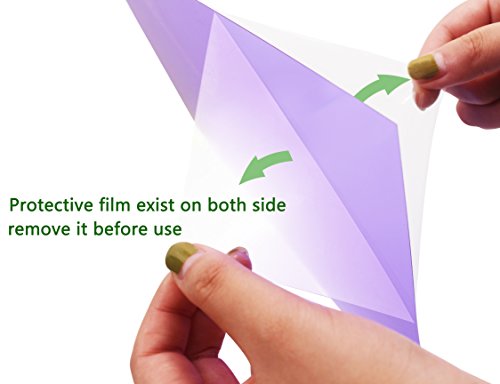 14 Pack Colored Overlays Transparency Color Film Plastic Sheets Correction Gel Light Filter Sheet, 8.5 By 11 Inch,7 Assorted Colors #TOP5