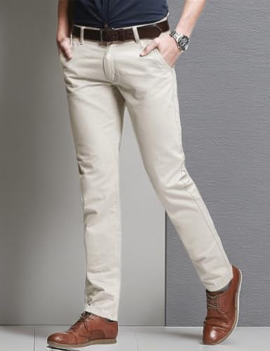 Image of Match Men's Regular Fit Comfort Stretch Casual Chino Pants