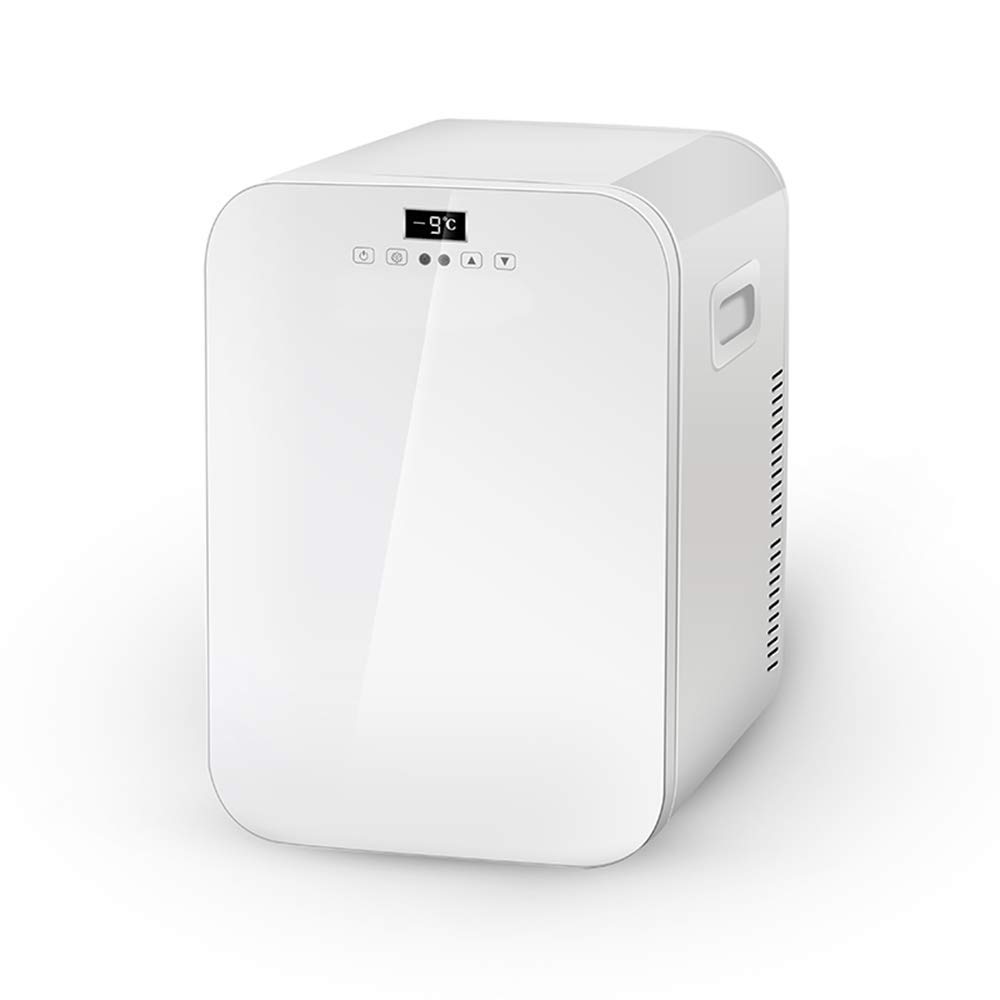Mini Nevera, Nevera para el Cuidado de la Piel de 20 l con Control de Temperatura, Calentador termoeléctrico portátil de CA/12 V CC para Dormitorio, cosméticos, Viajes a casa