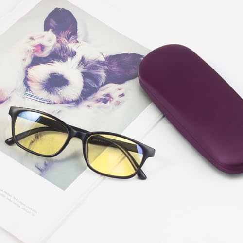 Image of RayLove Unisex Hard Shell Eyeglasses Cases, Protective Case For Glasses
