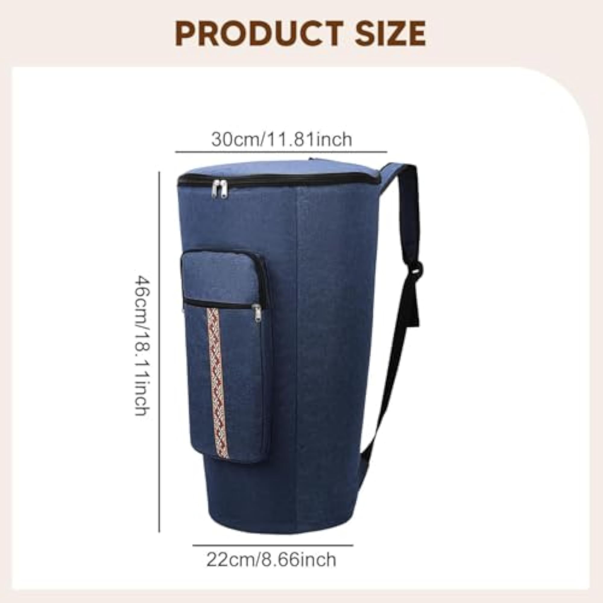 Djembe Bag Portable Wear Resistant Waterproof