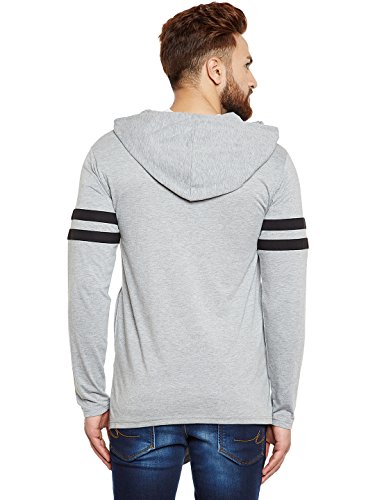 Image of Chill Winston Grey Color Zipper Cardigan for Men