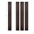 Wood Panels for Wall - Oak Acoustic Wall Panels - 8PK Wall Wood Panels - 94.49” x 12 - Soundproof Wall Panels for Decor - Acoustic Slat Wall Panels for Interior Decoration of Walls - 8 - Pack (Walnut)