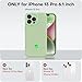 Vooii Compatible with iPhone 13 Pro Case, Liquid Silicone Upgrade [Camera Protection] [Soft Anti-Scratch Microfiber Lining] Shockproof Phone Case for iPhone 13 Pro 6.1 inch - Matcha