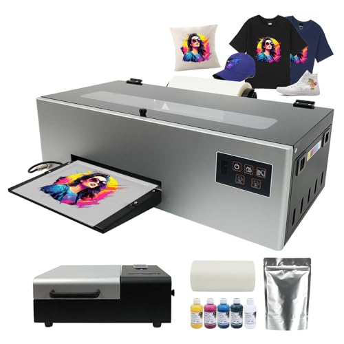 A4 DTF Printer for T-Shirts, Custom Garment Printing, DTF Transfer...