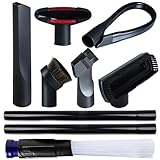 9 Pack Universal Vacuum Attachment Kit Wet Dry Vacuum Hose Adapter 1-1/4