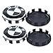 Produktbild 4 Stück Nabendeckel Felgendeckel Compatible with BMW 56mm Radnabendeckel ABS Radkappen Felgenkappen Wheel Caps Radnabenkappen, Schwarz