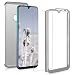 Produktbild kwmobile Case kompatibel mit Huawei Y7 (2019) / Y7 Prime (2019) - Hülle komplette Abdeckung - mit Displayschutz Metallic Silber