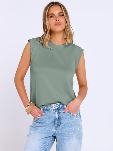 Image of ANRABESS Business Casual Tops for Womens Cap Sleeve Summer Dressy Shirts 2026 Trendy Work Office Outfits Clothing