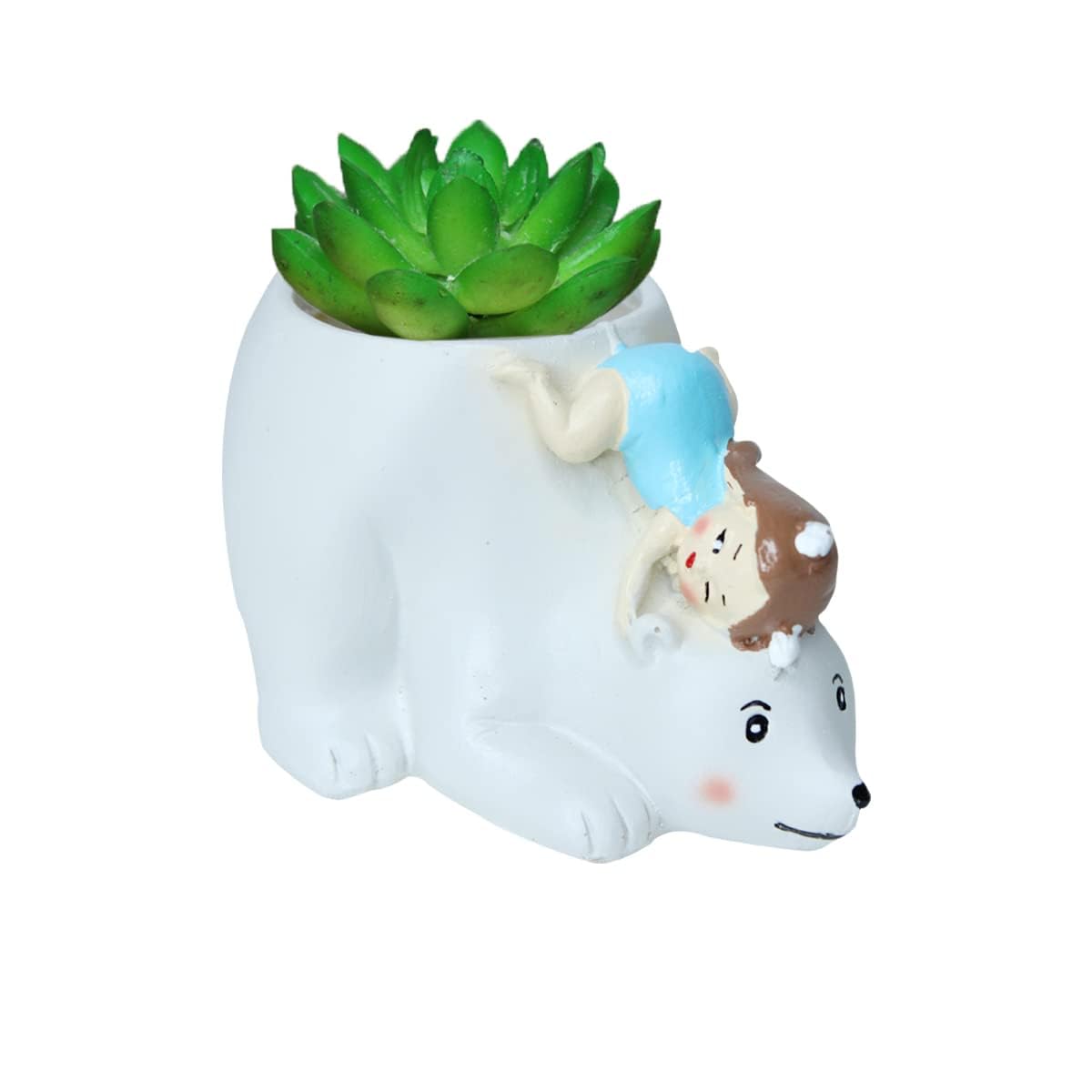 Varkaus Designer Handcrafted ucculent Planter for Indoor Plants - Resin Blue Bear Planters Table Top Decorative Gardening Pot for Living Room, Home & Office Decoration (Double Book Pot) (B0CR1H53S7) Amazon Price History, Amazon Price Tracker